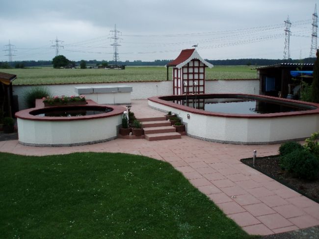 Unser Teich im Juni 2008